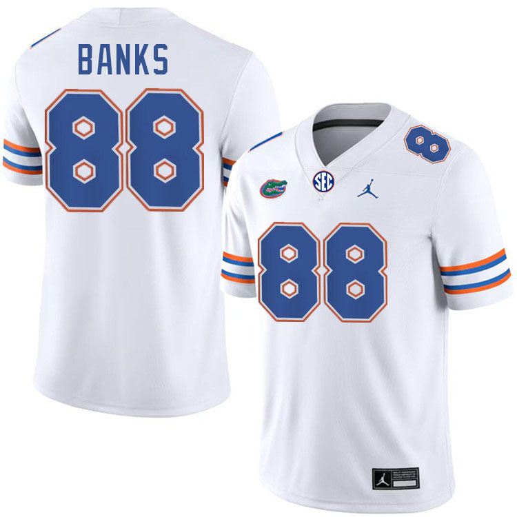 Caleb Banks Florida Jersey,Florida Gators #88 Caleb Banks Jersey Youth Uniforms-White